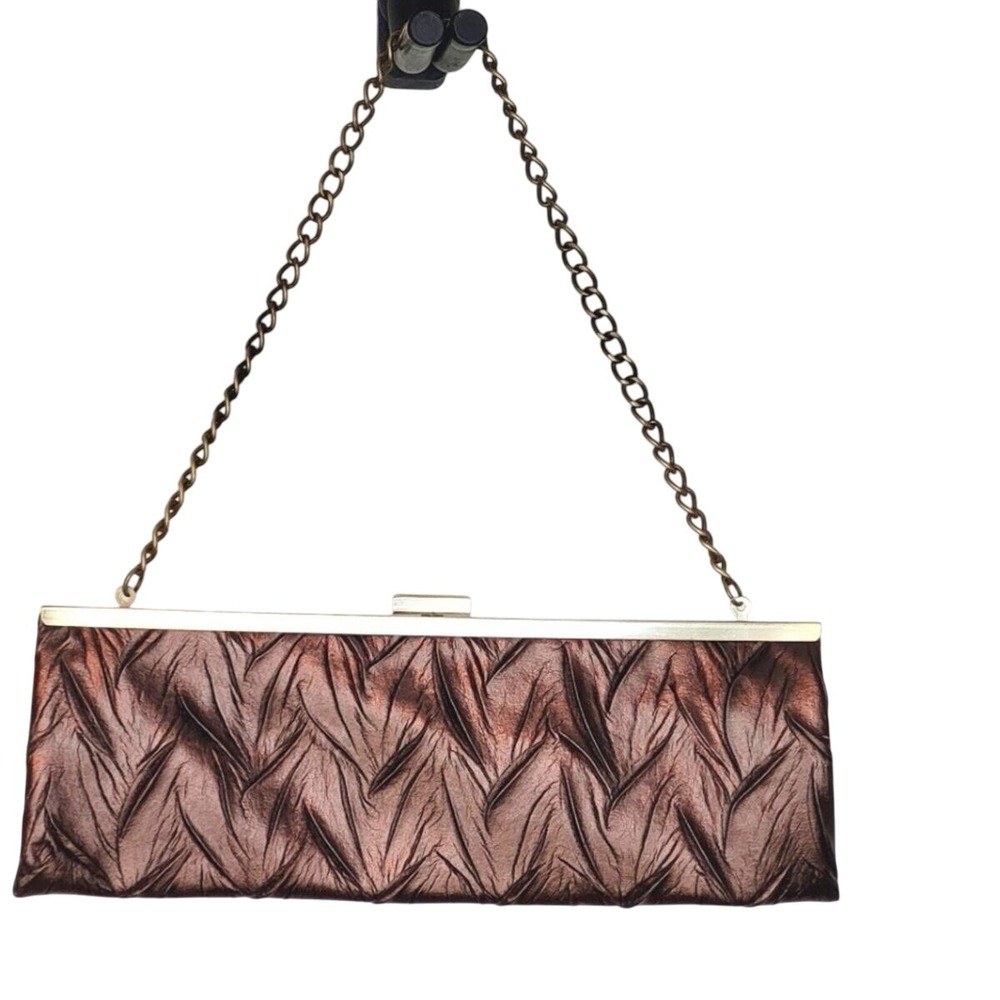 Jessica McClintock Vintage Clutch Evening Grayish Brown